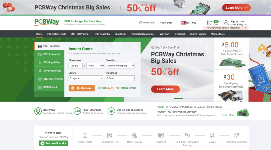 PCBWay Christmas Projects